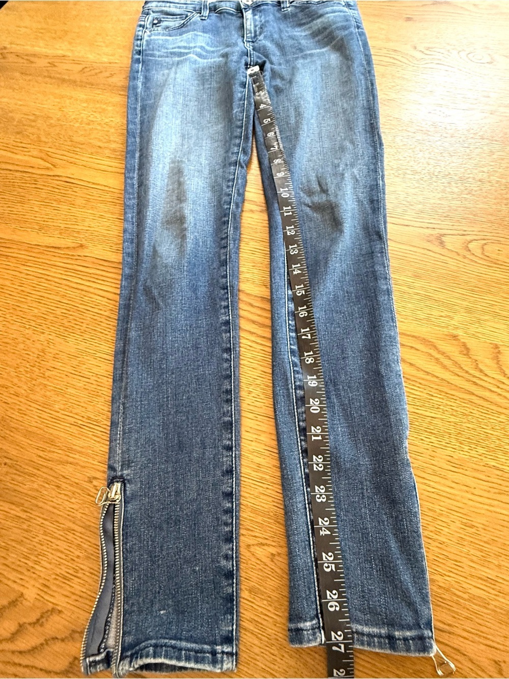 AG Adriano Goldschmied Zip-Up Legging Ankle Skinny Jeans Size 25 - Picture 5 of 15